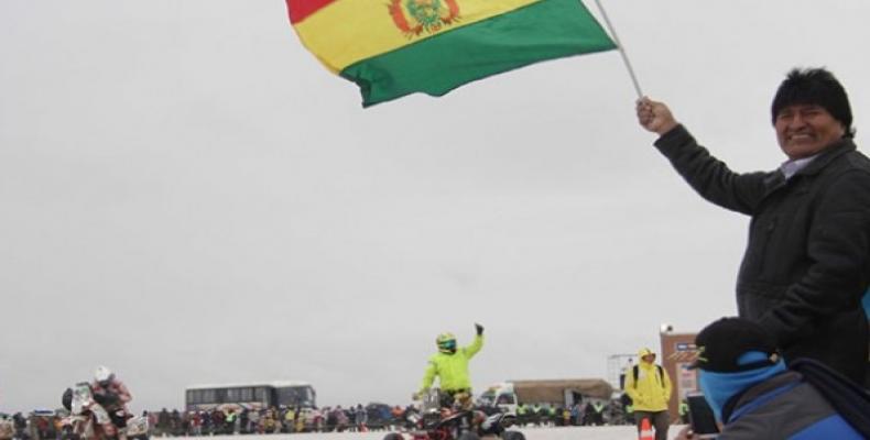 El presidente Evo Morales en el lanzamiento oficial del evento en noviembre pasado  (Foto: laradiodelsur)