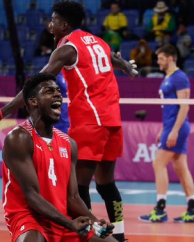 Voleibol cubano vence a Brasil en Lima