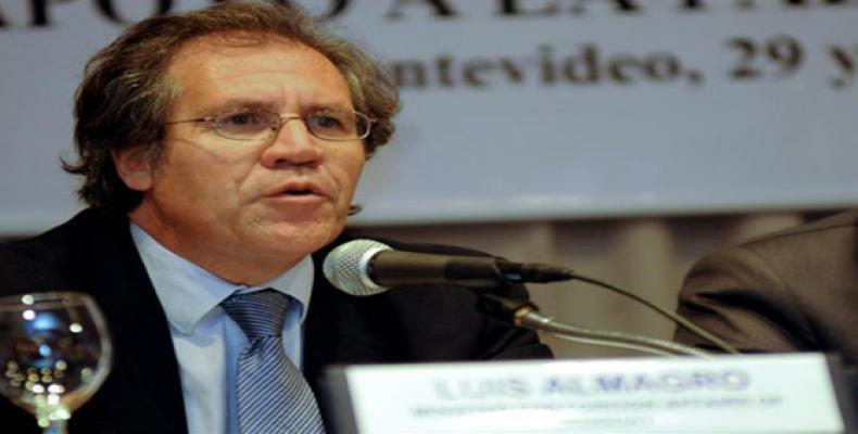 Almagro fue canciller de Uruguay hasta 2015, cuando resultó electo para el cargo en la OEA. Foto: Archivo