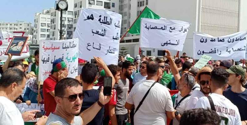 Protestas en Argelia