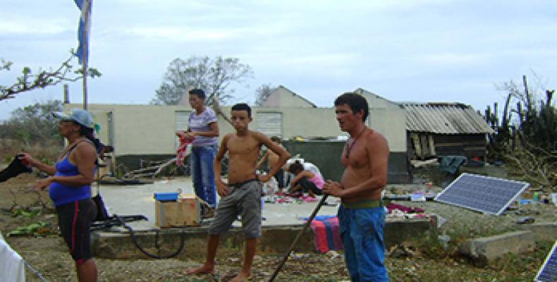 Estragos en el guantanamero municipio de Maisí. Foto: Archivo