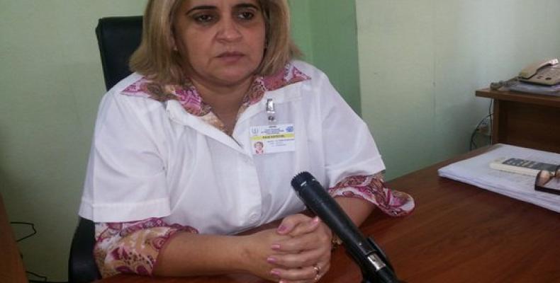 Doctora Yadira Olivera, subdirectora provincial de Salud en la capital cubana.Foto:RReloj.