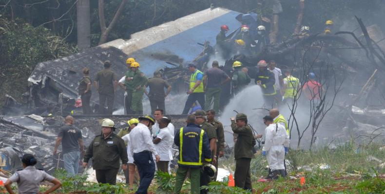 Accidente Aereo. Vuelo Habana-Holguin. Foto: Prela