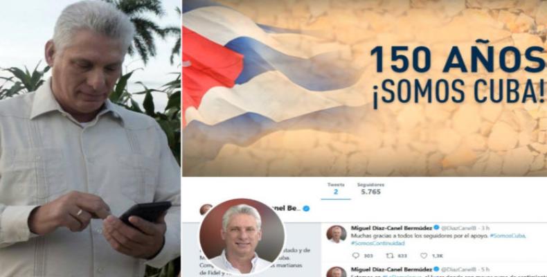 A través de su cuenta en la red social Twitter, el jefe de Estado escribió, defendamos siempre nuestra auténtica cubanía con la necesaria unidad.Foto:Internet.