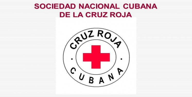 Logo Cruz Roja Cubana.