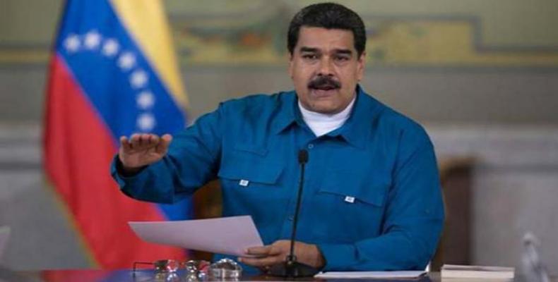 Maduro exponiendo el plan económico que entrará en vigor el próximo día 20