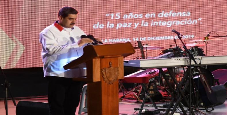 El presidente venezolano dijo que el ALBA ha demostrado la capacidad de impactar en la vida de nuestros ciudadanos. Fotos: Juan M.Muñoa/PL
