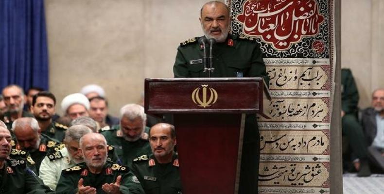 Major General Hossein Salami, the chief commander of IRGC. (Photo: leader.ir )