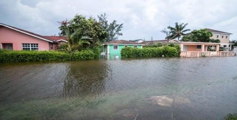 Hurricane Dorian flooding in the Bahamas (Photo: AP)