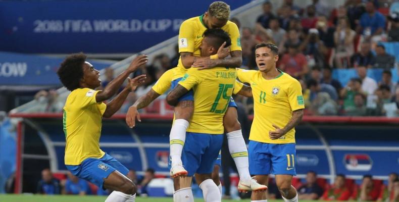 Brasil celebra triunfo. Foto: menorca.info