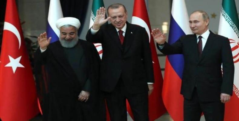 Rohani, Erdogan y Putin