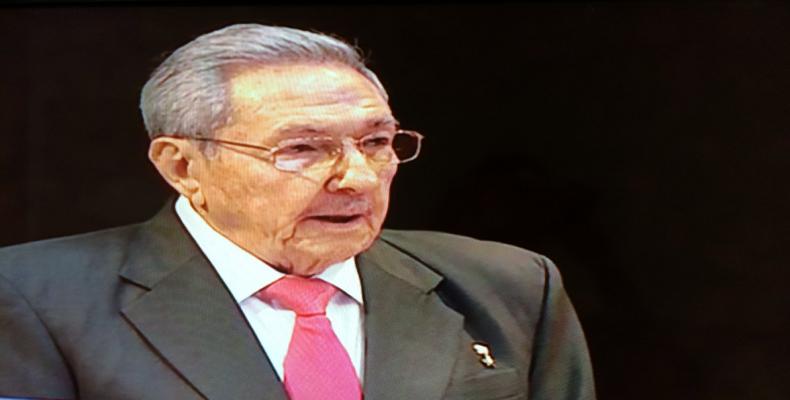 First Secretary of the Cuban Communist Party's Central Committee Raúl Castro.  File photo