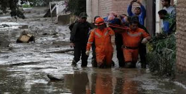 Bolivia declara el estado de emergencia por lluvias e inundaciones