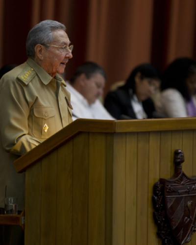 El Presidente cubano Raúl Castro Ruz, en el plenario de la Asamblea Nacional. Foto: Ladyrene Pérez/ Cubadebate