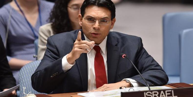 Israeli regime's UN ambassador Danny Danon.  Photo: AFP