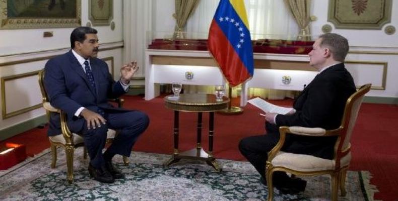 Maduro en su entrevista con periodista de AP