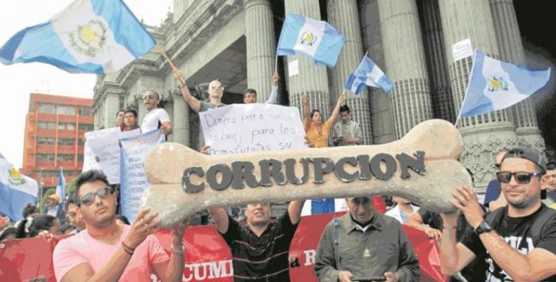 Eleva corrupción en Guatemala en 31 por ciento costos de negocios. Foto: PL.