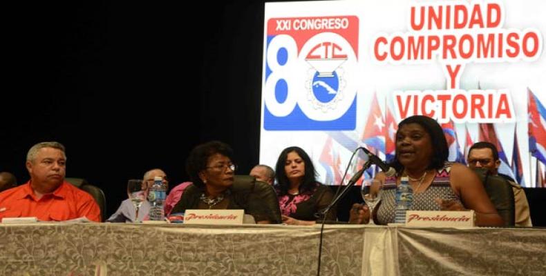 Movimiento obrero ratifica protagonismo sindical en la Revolución cubana. Foto:ACN.