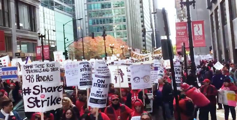 Protestas en Chicago