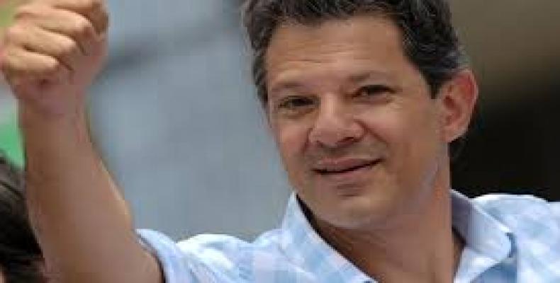 Brazilian opposition leader Fernando Haddad.  Photo: teleSUR