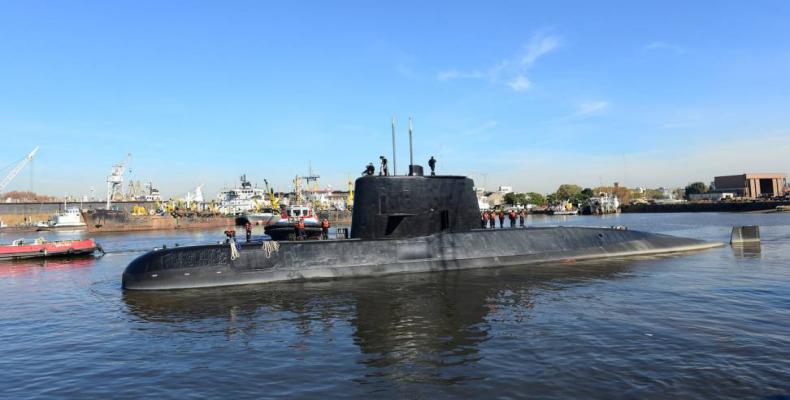 El submarino argentino desaparecido, en una imagen de 2014. Foto/El País