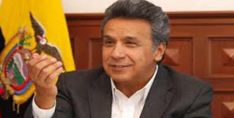 Primer mandatario ecuatoriano Lenín Moreno