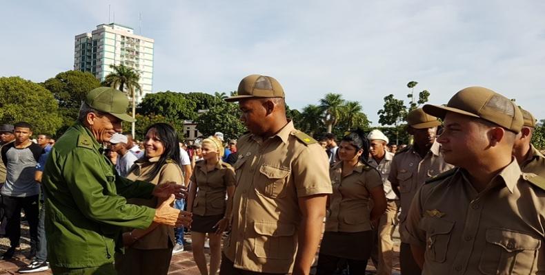 El Ejército Juvenil del Trabajo se convirtió en fuerza de continuidad de la Columna Juvenil del Centenario.Foto:RRebelde.