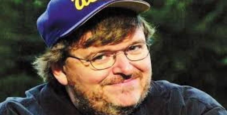 U.S. documentary filmmaker Michael Moore