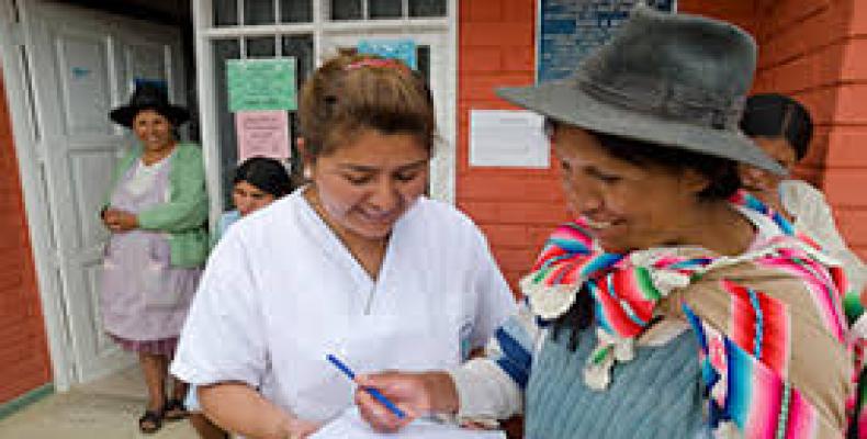 Bolivia brings universal health care to 5.8 million uninsured.  Photo: teleSUR