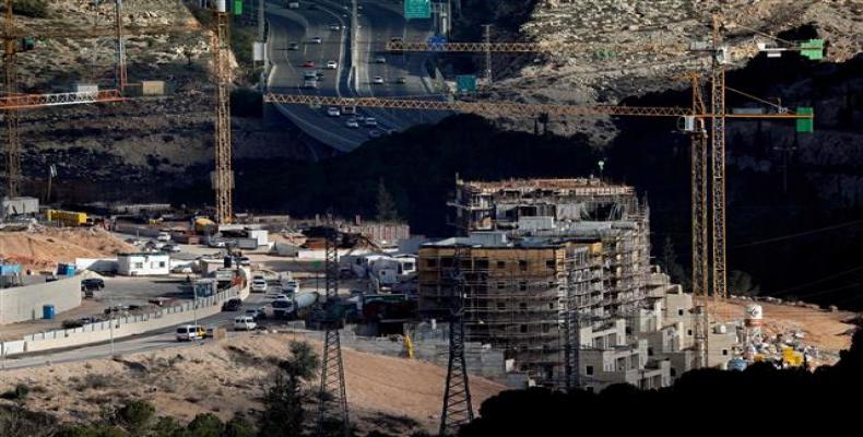 Israeli settlements on occupied Palestinian territories.  Photo: AFP