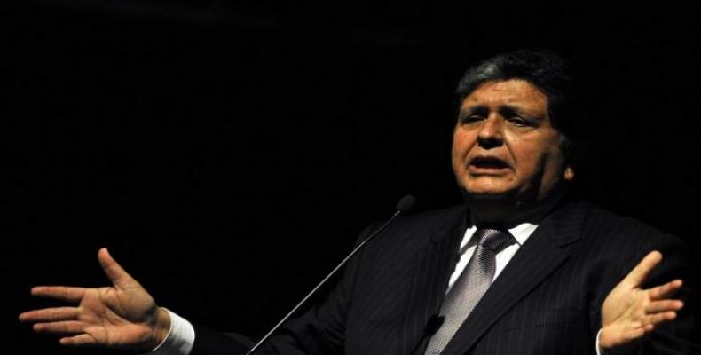 Expresidente de Perú Alan Garcia. Foto / RCN Radio.