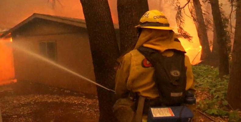 California wildfires kill 59 across state.  Photo: AP