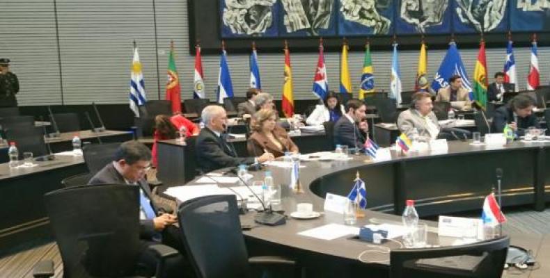  Asamblea Plenaria de la Conferencia de Ministros de Justicia de Países Iberoamericanos. Foto tomada de Cubaminrex
