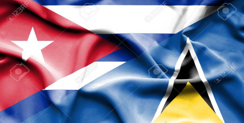 Cuba y Santa Lucía exhiben fuertes lazos de amistad. Foto: Internet