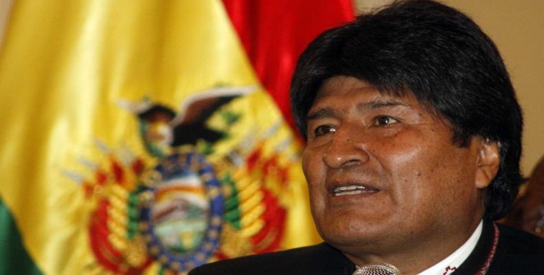 Presidente del Estado Plurinacional de Bolivia, Evo Morales Ayma,