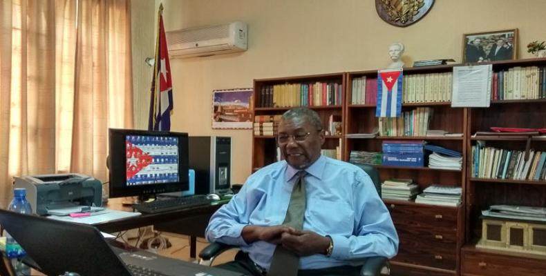 Embajador de Cuba en República Democrática Popular de Corea, Jesús Aise.Foto:PL.