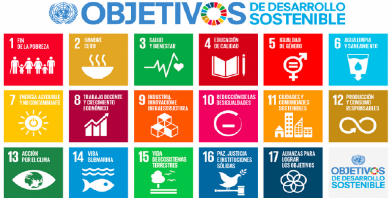 Los 17 objetivos de la Agenda 2030 para el Desarrollo Sostenible adoptada por la ONU. Imagen/Plataforma Urbana