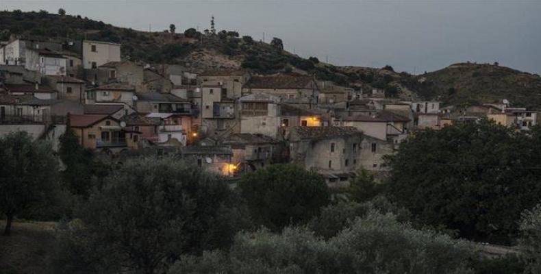 A view of Riaci, a small town in the Italian region of Calabria.  Photo: AFP