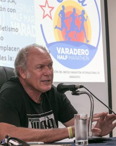Alberto Juantorena, président de la Fédération cubaine d'Athlétisme. Photo des archives