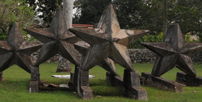 Monumento a la Batalla de Cacarajícara. Foto tomada de la ACN