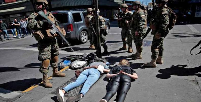 Aumentan víctimas y denuncias por represión en Chile . Foto: PL.