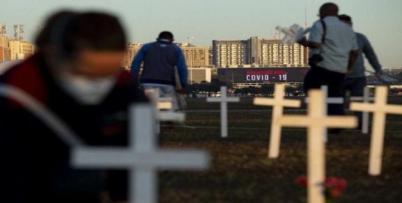 Brasil registro hasta este lunes un total de 2 750 153 contagios de covid-19, mientras que los fallecidos suman 94 660