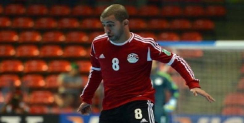 Mizo, la star de l'équipe égyptienne de football en salle