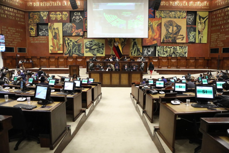 Équateur: L’Assemblée Nationale suspend les débats sur la réforme du code pénal