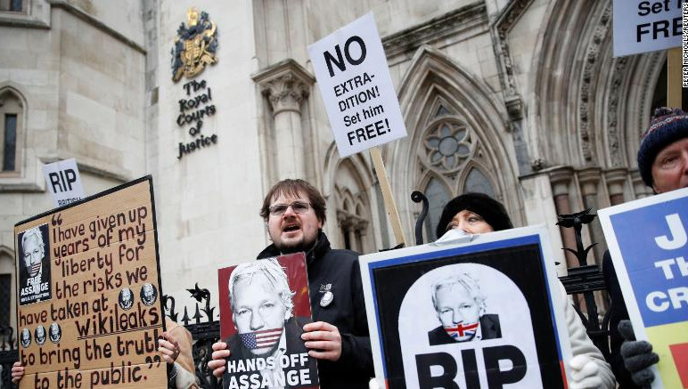 WikiLeaks founder Julian Assange allowed to appeal extradition to the U.S.