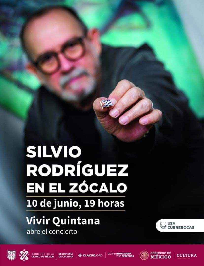 Silvio Rodríguez to give a free concert in Mexico City Zócalo