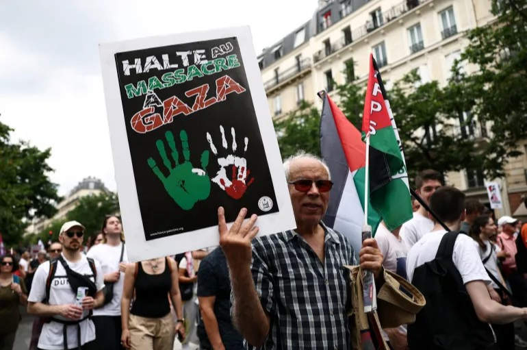 Demonstrations in the Swedish capital demand an end to the Israeli genocide in Gaza