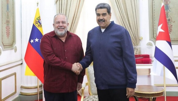 Maduro reçoit le Premier ministre cubain, en visite de travail au Venezuela