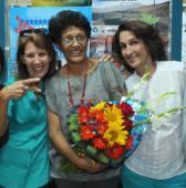 Marianela Samper, reportera junto con Maria Elena Calderin y Dolores Mendoza, integrante del equipo de reporteros en RHC