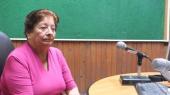 Entrevista para Radio Habana Cuba de Aida Cañas desde el estudio Roque Dalton.